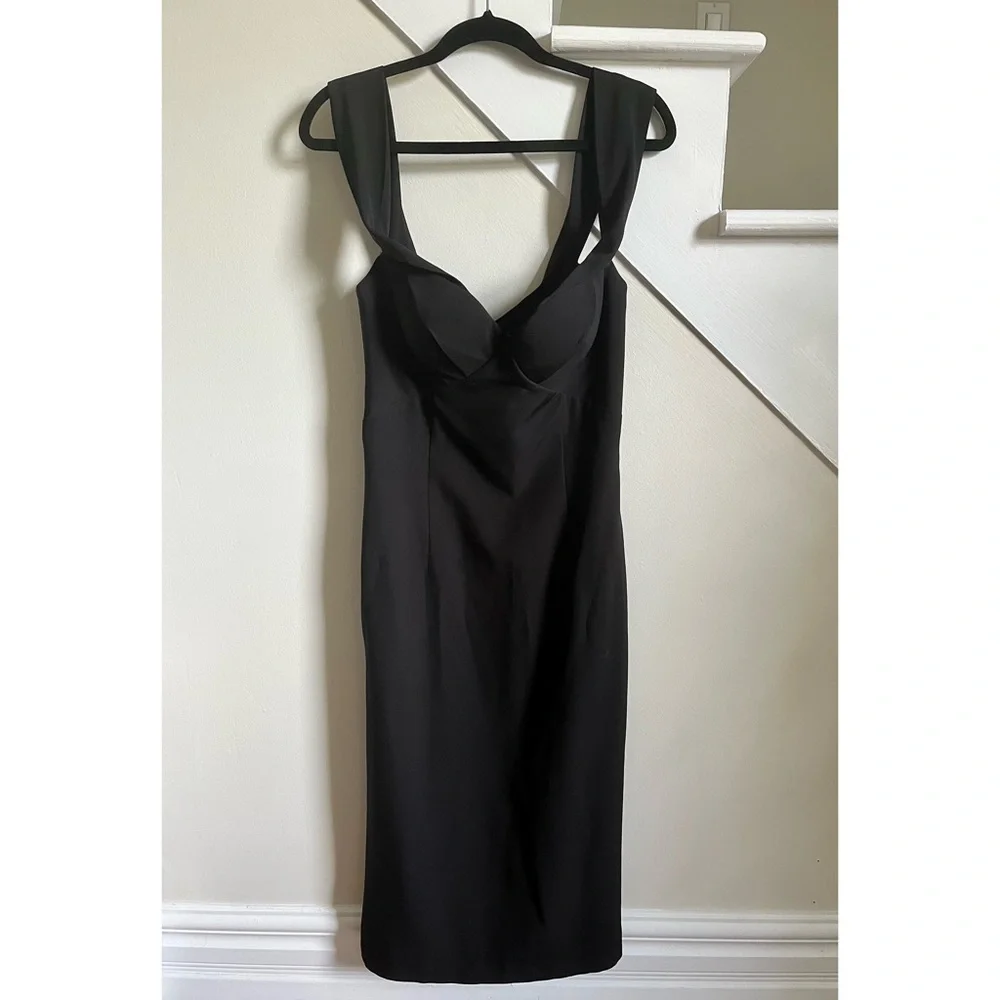 Elle Zeitoune Isla Off the Should Dress IN BLACK - Picture 4 of 7